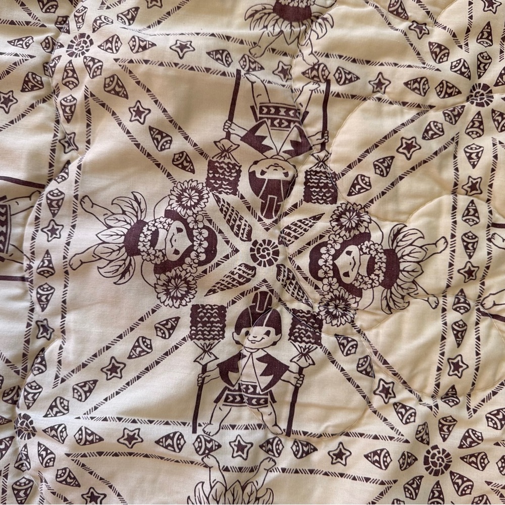 Liberty House of Hawaii Vintage Handmade Baby blanket